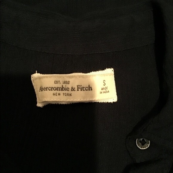 Navy Blue Abercrombie Shirt - Picture 3 of 5